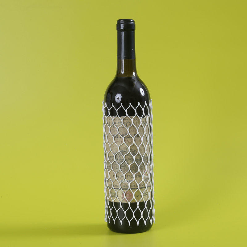 3-7CM ثقب PE زجاجة النبيذ شبكة واقية